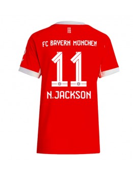 Bayern Munich Nicolas Jackson #11 Replika Hemmakläder Dam 2025-26 Kortärmad